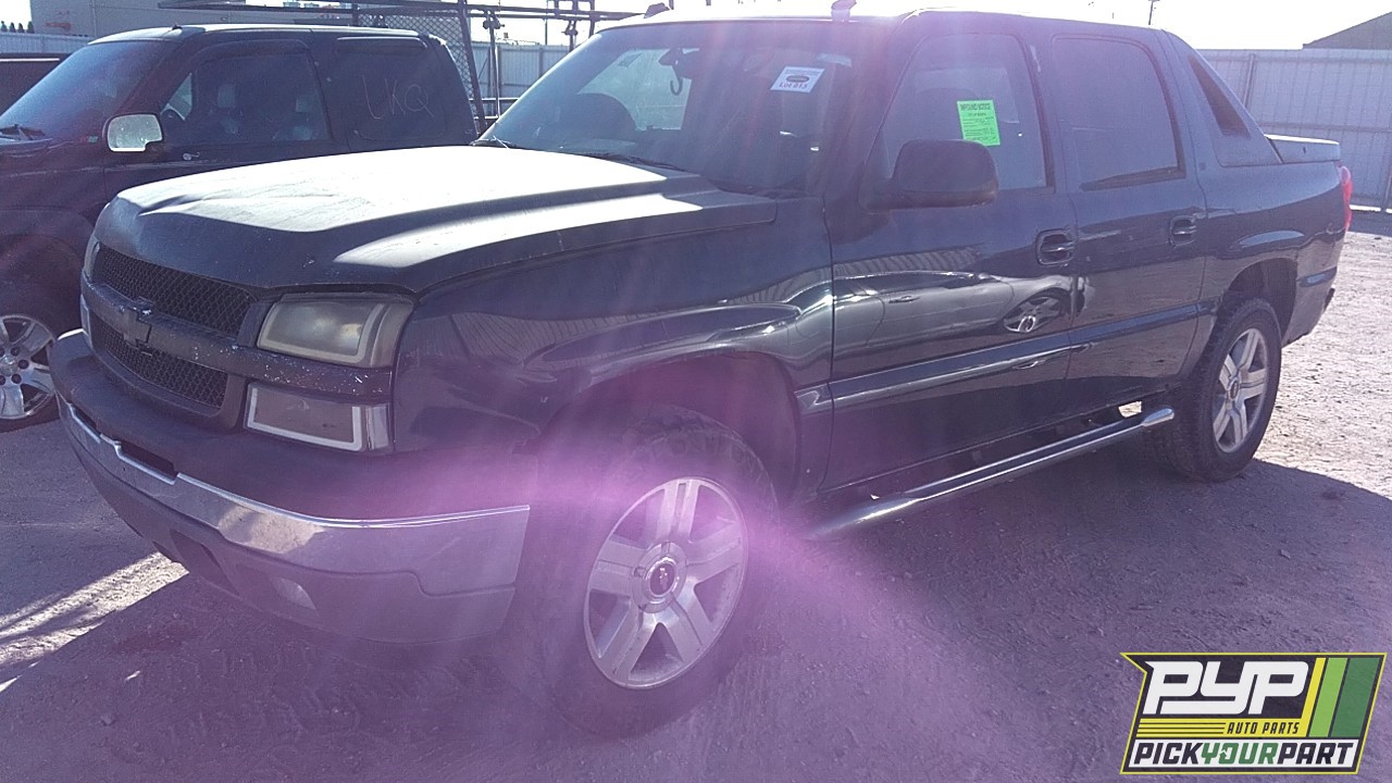 2005 CHEVROLET AVALANCHE 1500 partes disponibles