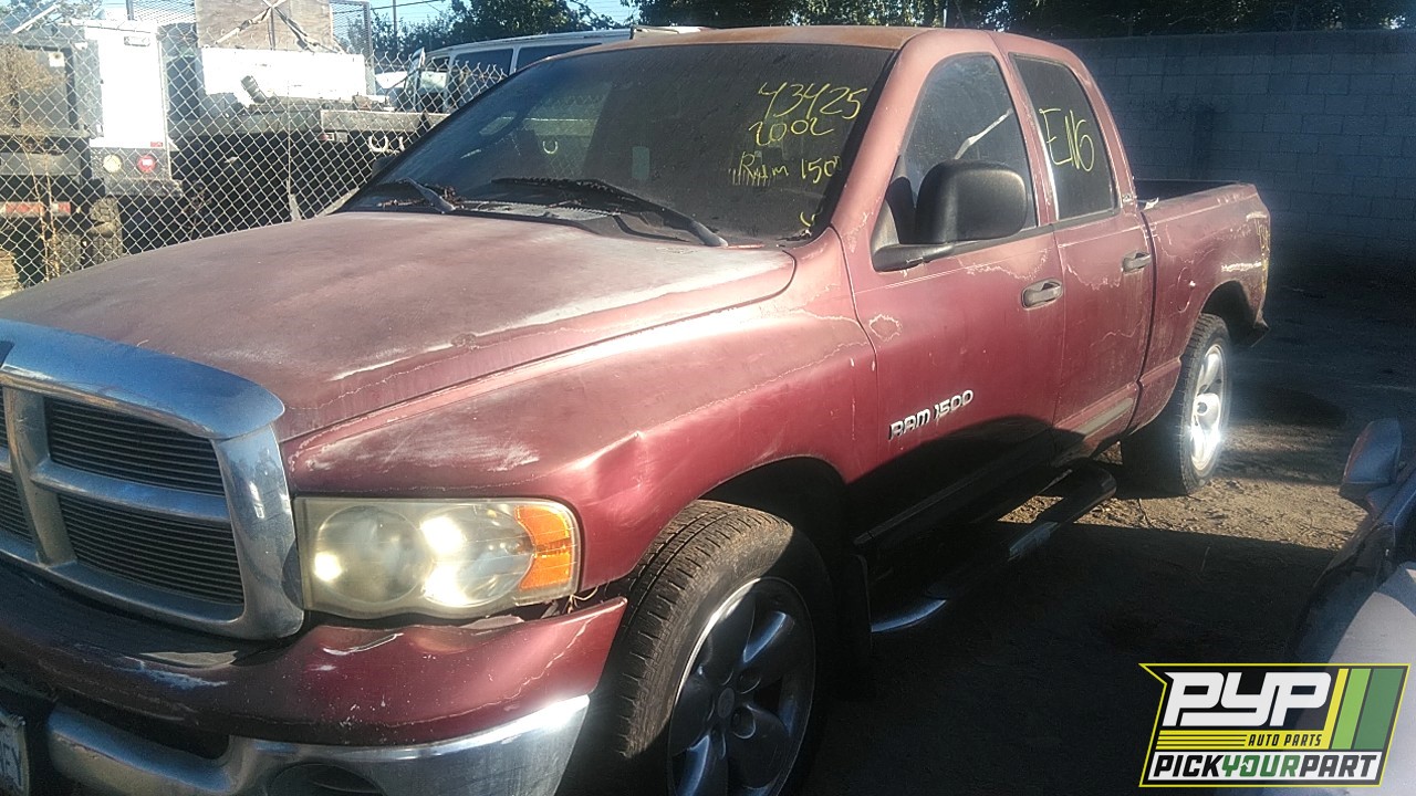 2002 DODGE RAM 1500 partes disponibles