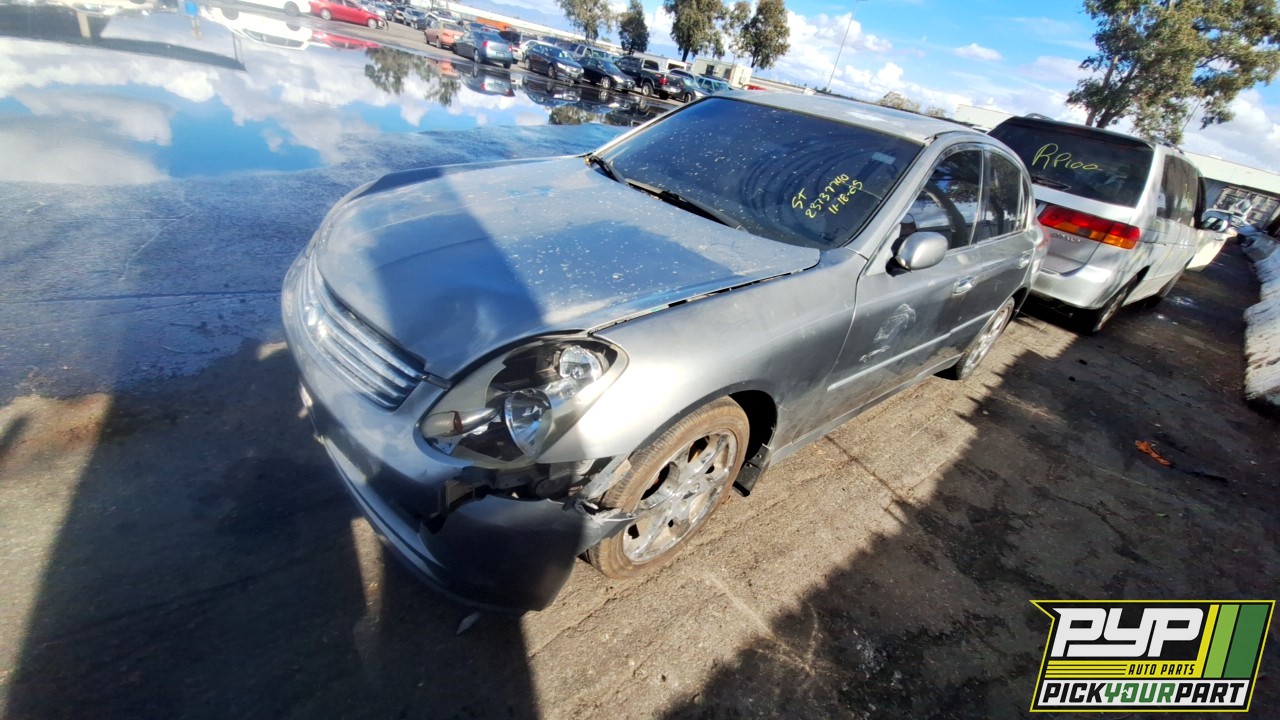 2004 INFINITI G35 partes disponibles