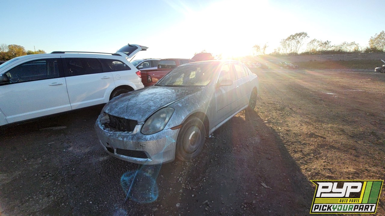 2006 INFINITI G35 partes disponibles