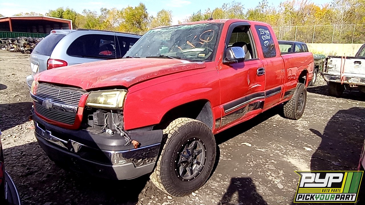 2004 CHEVROLET SILVERADO 1500 partes disponibles
