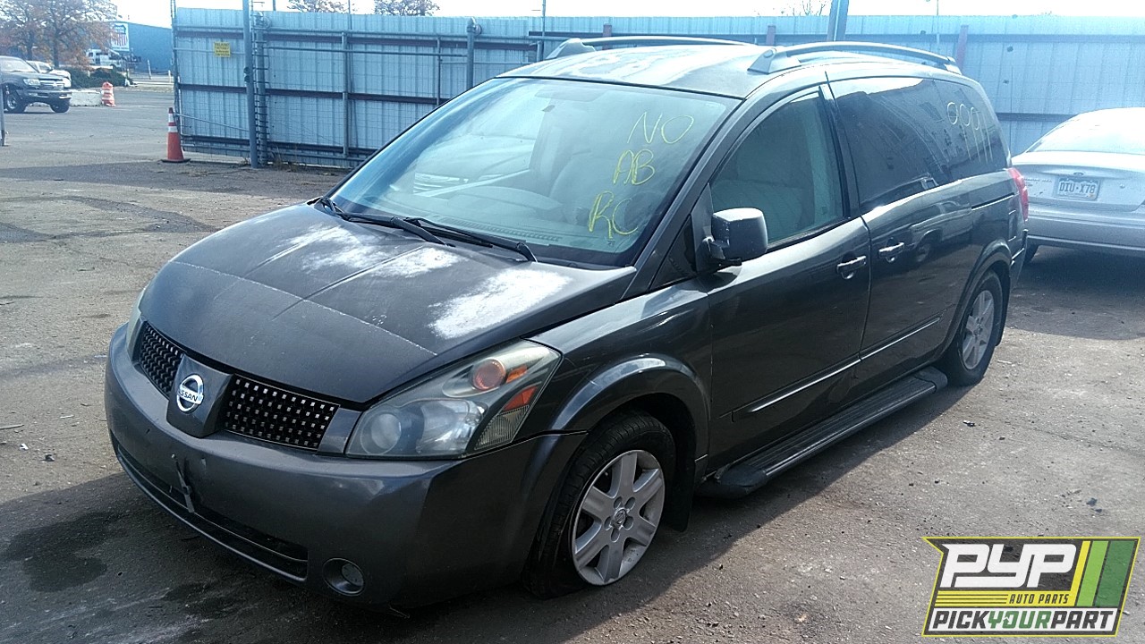 2004 NISSAN QUEST available for parts