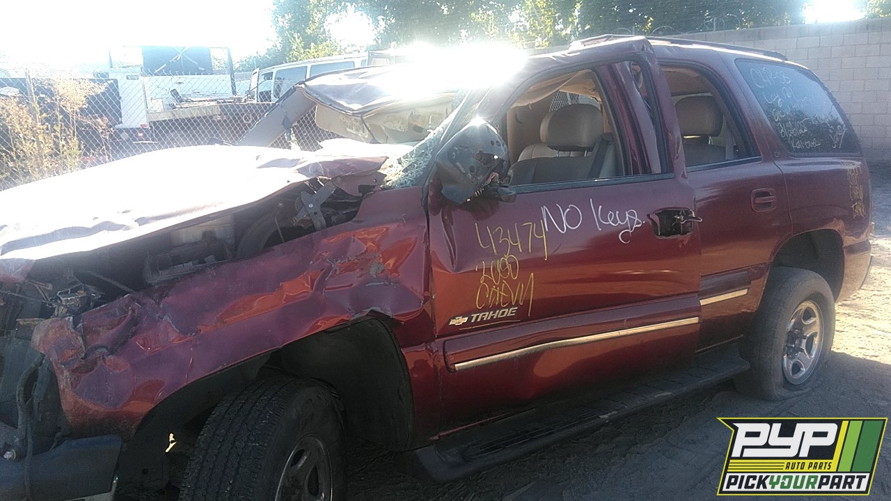 2000 CHEVROLET TAHOE partes disponibles