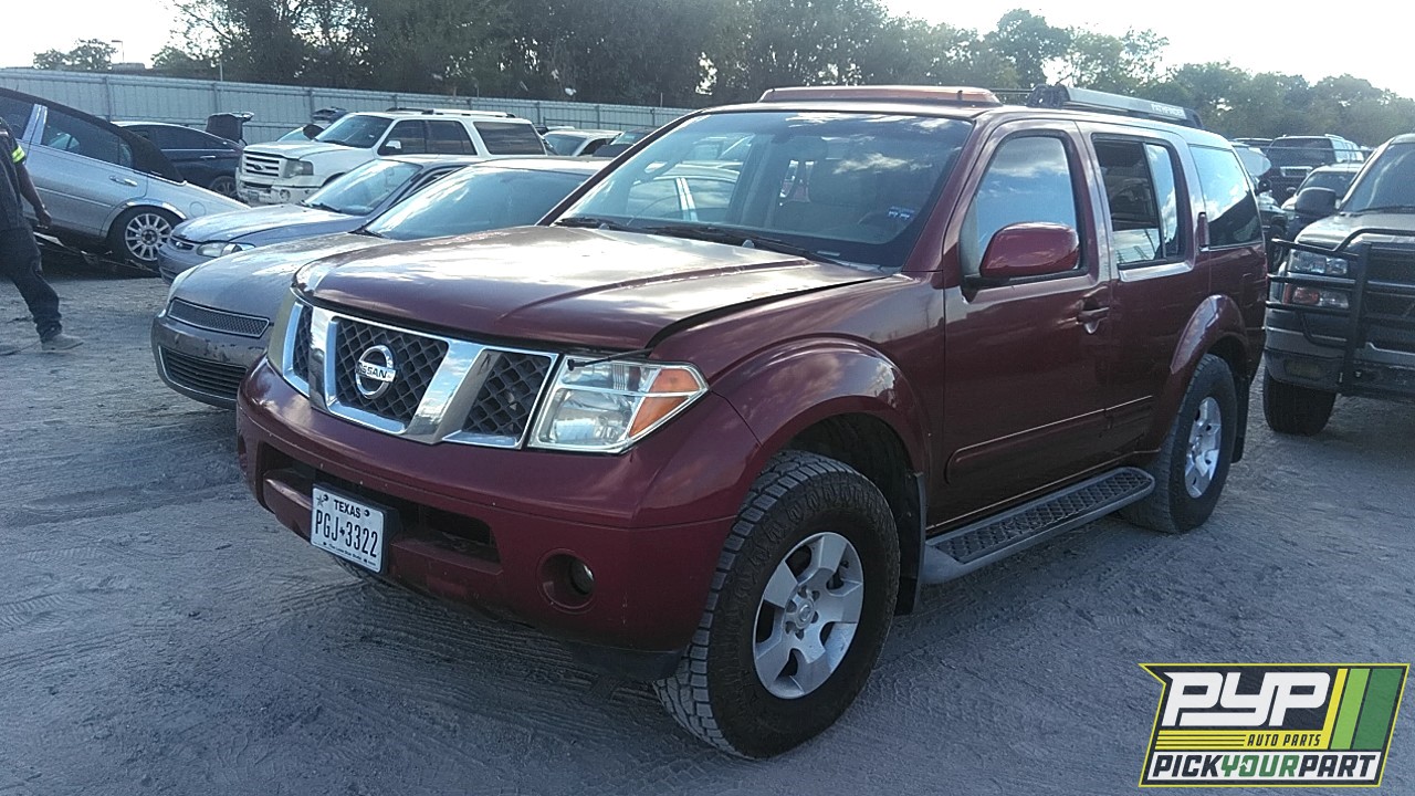 2005 NISSAN PATHFINDER partes disponibles