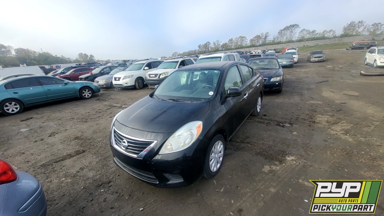 2012 NISSAN VERSA partes disponibles