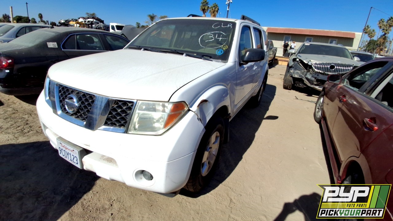 2006 NISSAN PATHFINDER partes disponibles