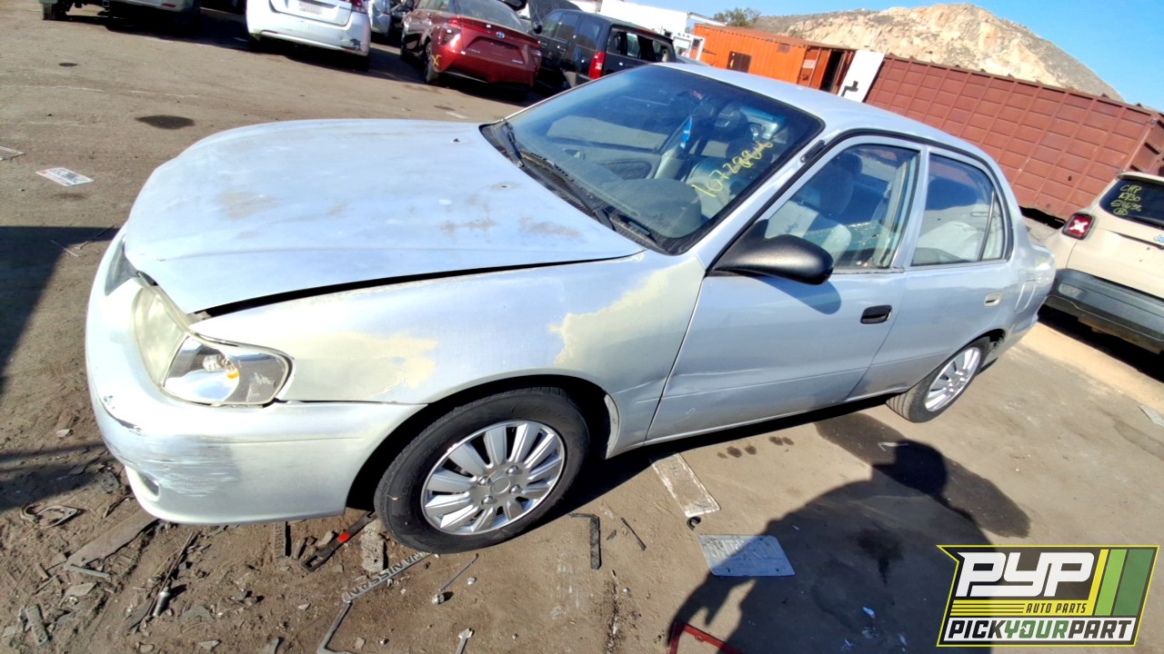 2001 TOYOTA COROLLA partes disponibles