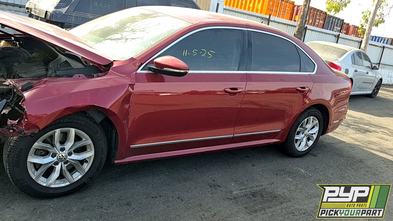 2016 VOLKSWAGEN PASSAT partes disponibles