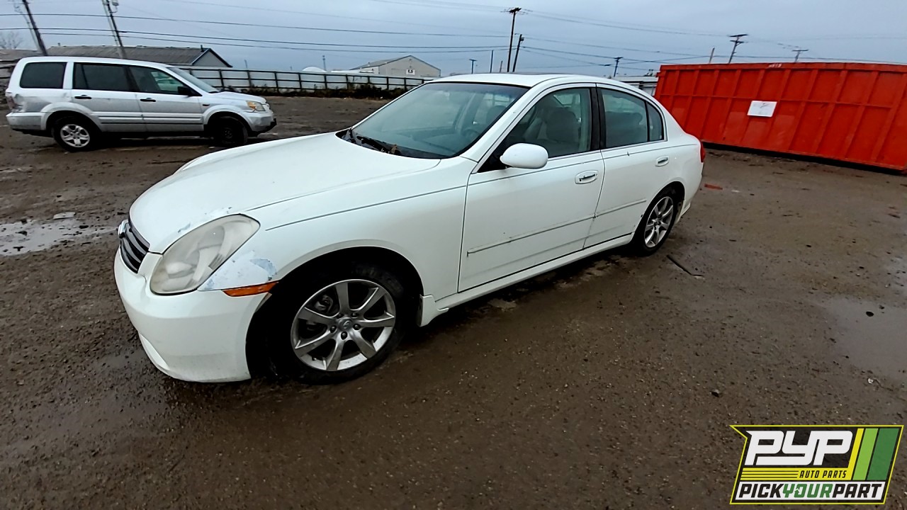 2005 INFINITI G35 available for parts
