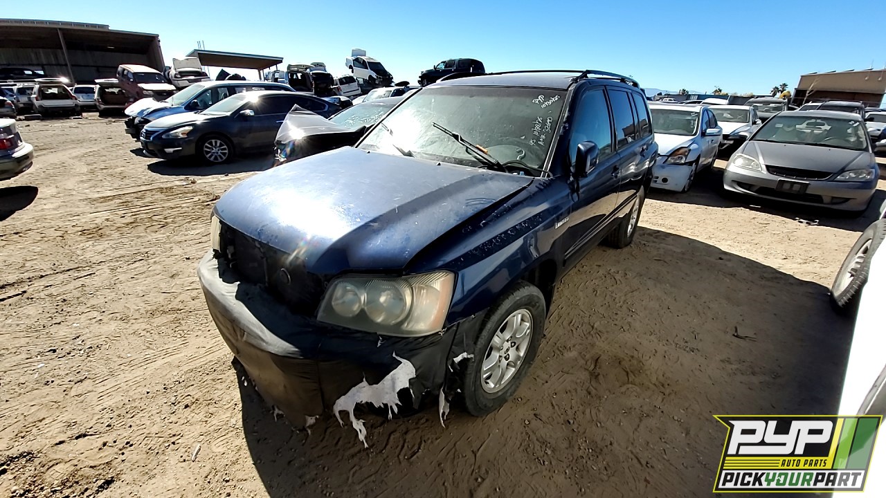 2002 TOYOTA HIGHLANDER partes disponibles