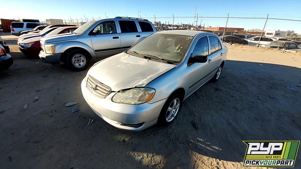 2003 TOYOTA COROLLA partes disponibles
