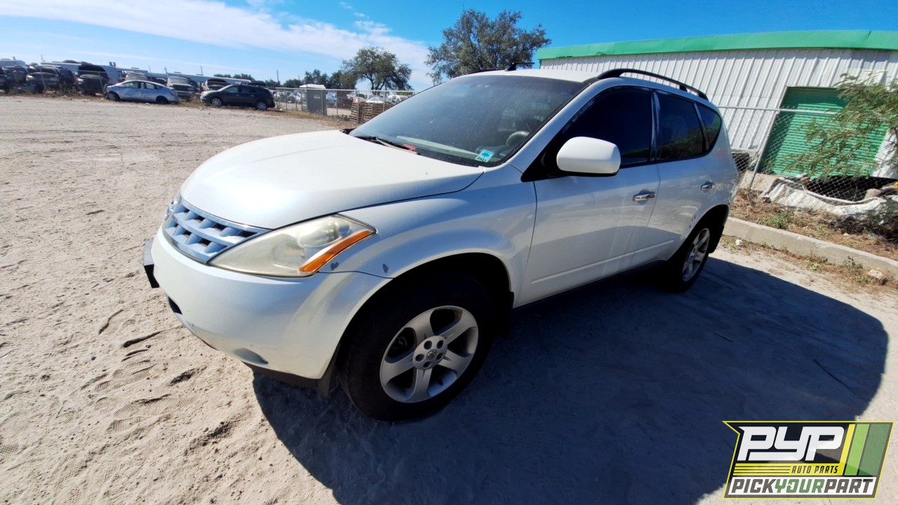 2005 NISSAN MURANO partes disponibles
