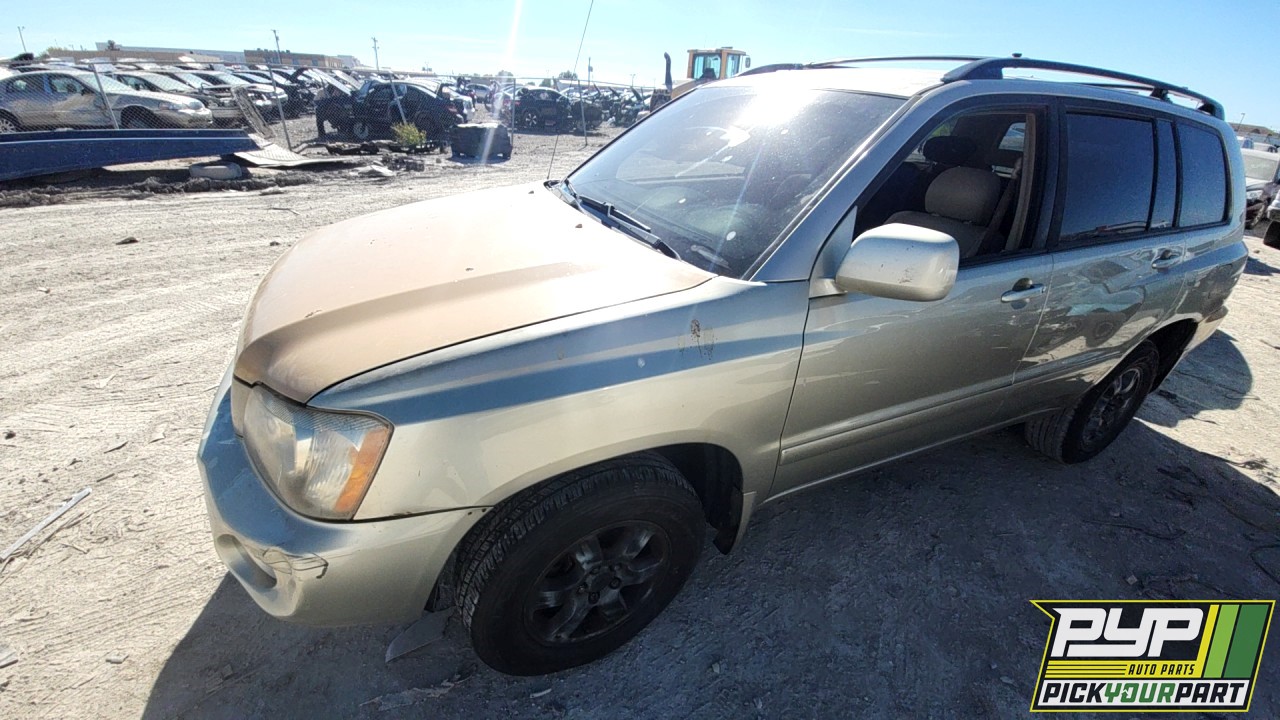 2001 TOYOTA HIGHLANDER available for parts