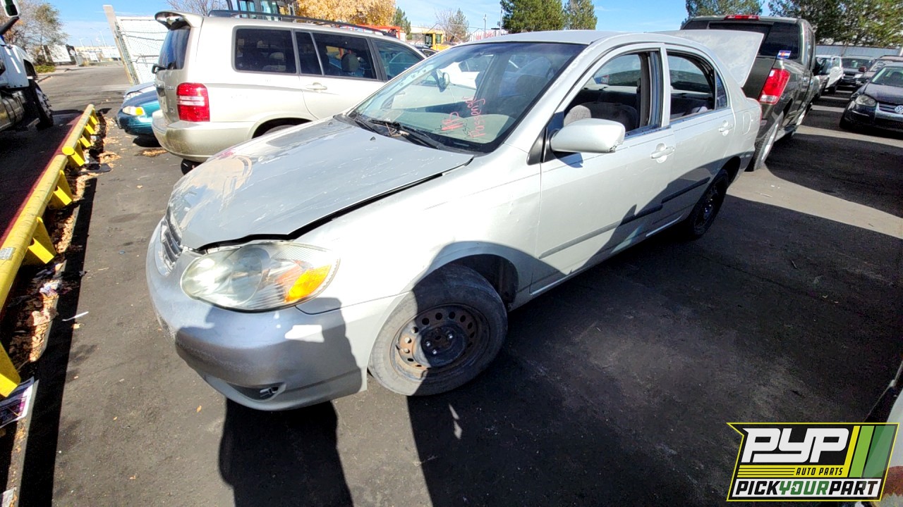 2003 TOYOTA COROLLA available for parts