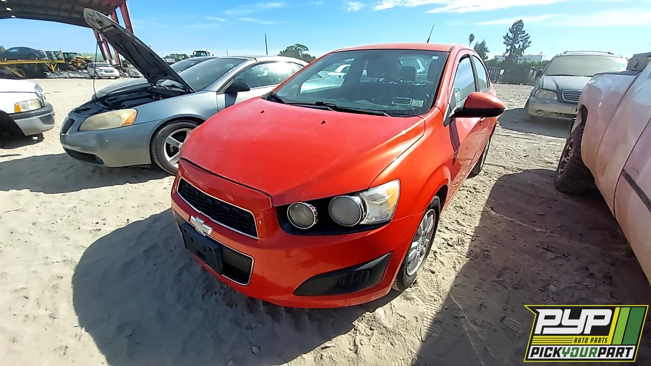 2012 CHEVROLET SONIC partes disponibles