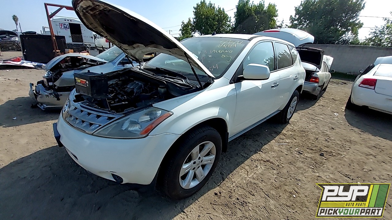 2007 NISSAN MURANO partes disponibles