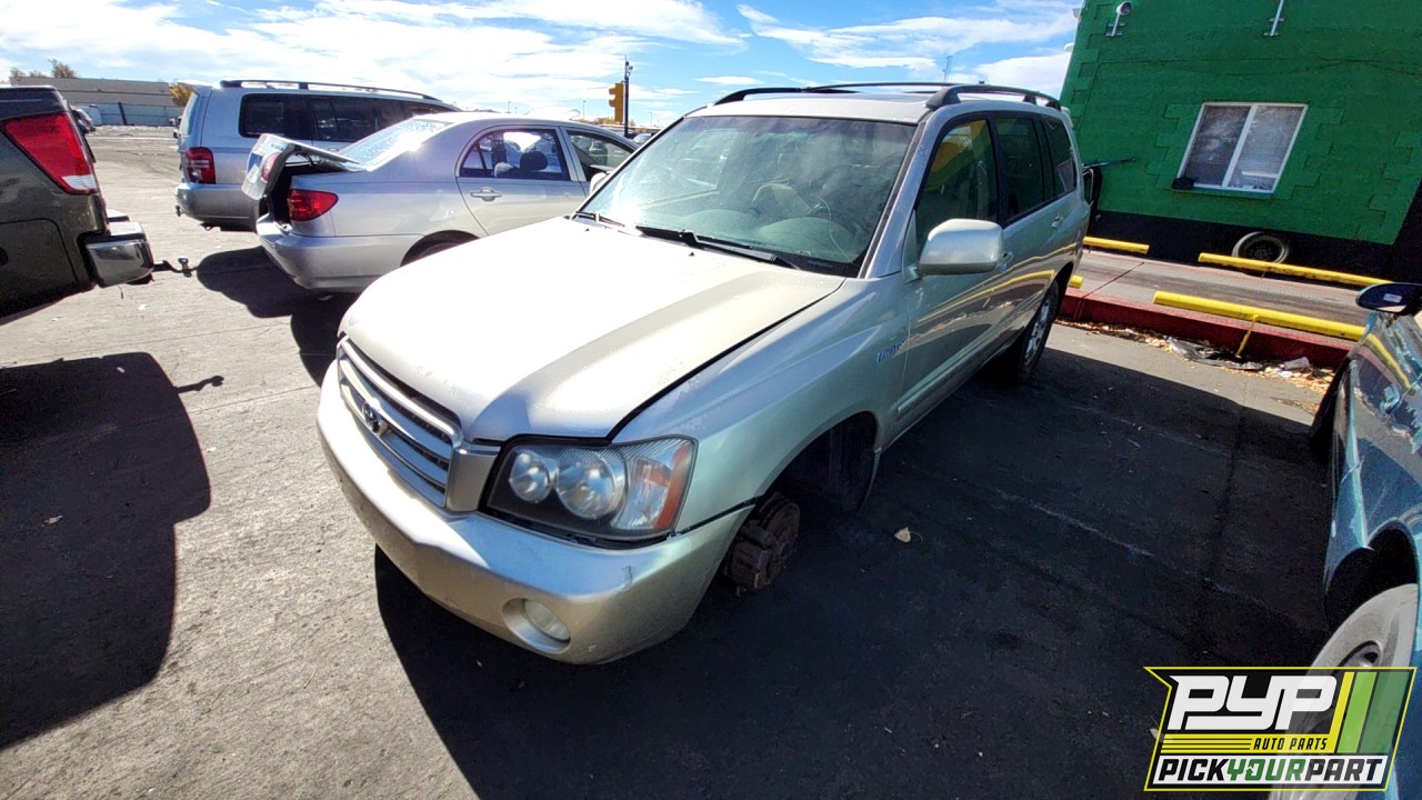 2002 TOYOTA HIGHLANDER available for parts