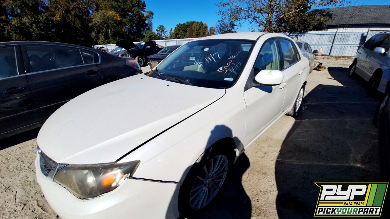 2009 SUBARU IMPREZA partes disponibles