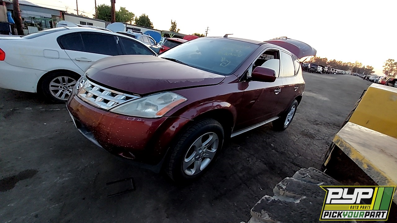 2005 NISSAN MURANO partes disponibles