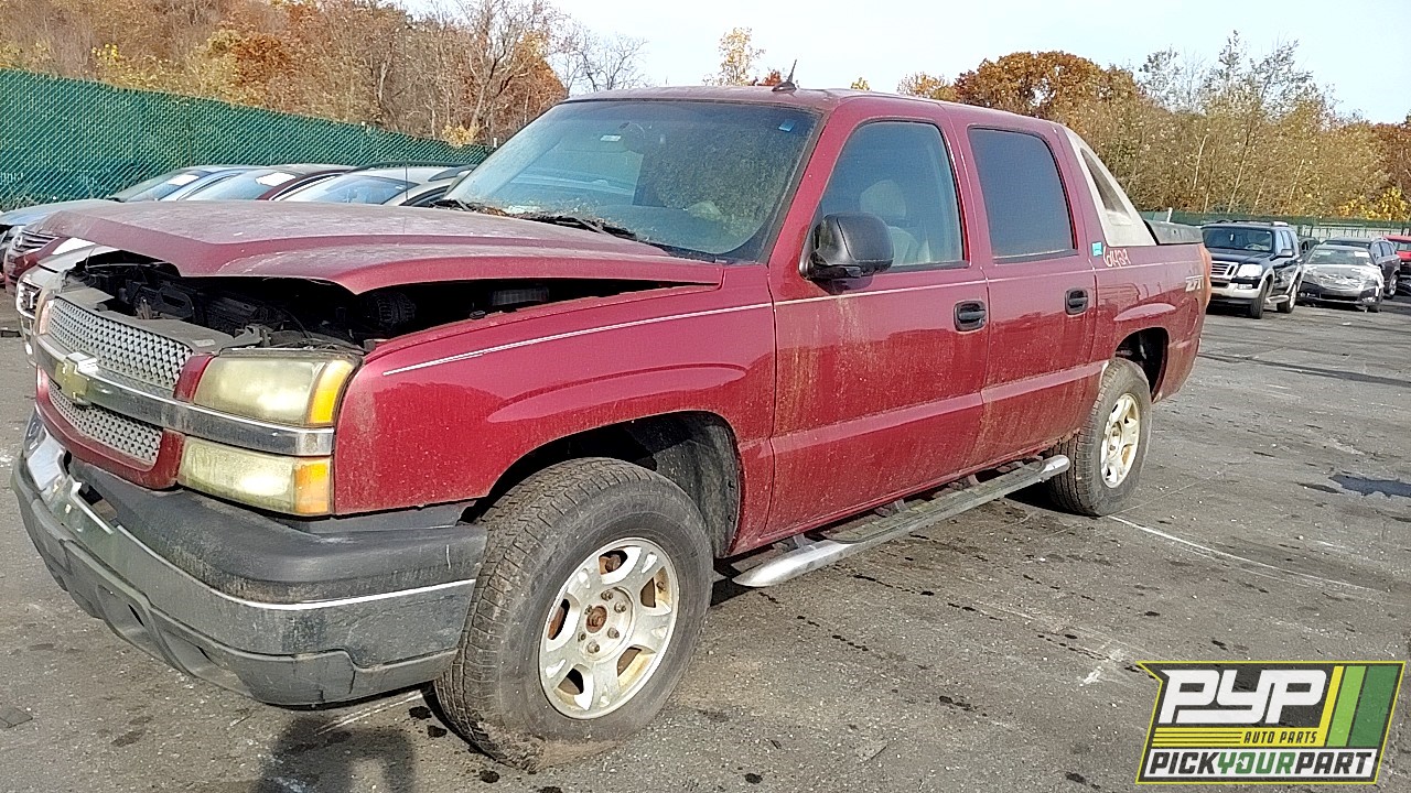2005 CHEVROLET AVALANCHE 1500 partes disponibles