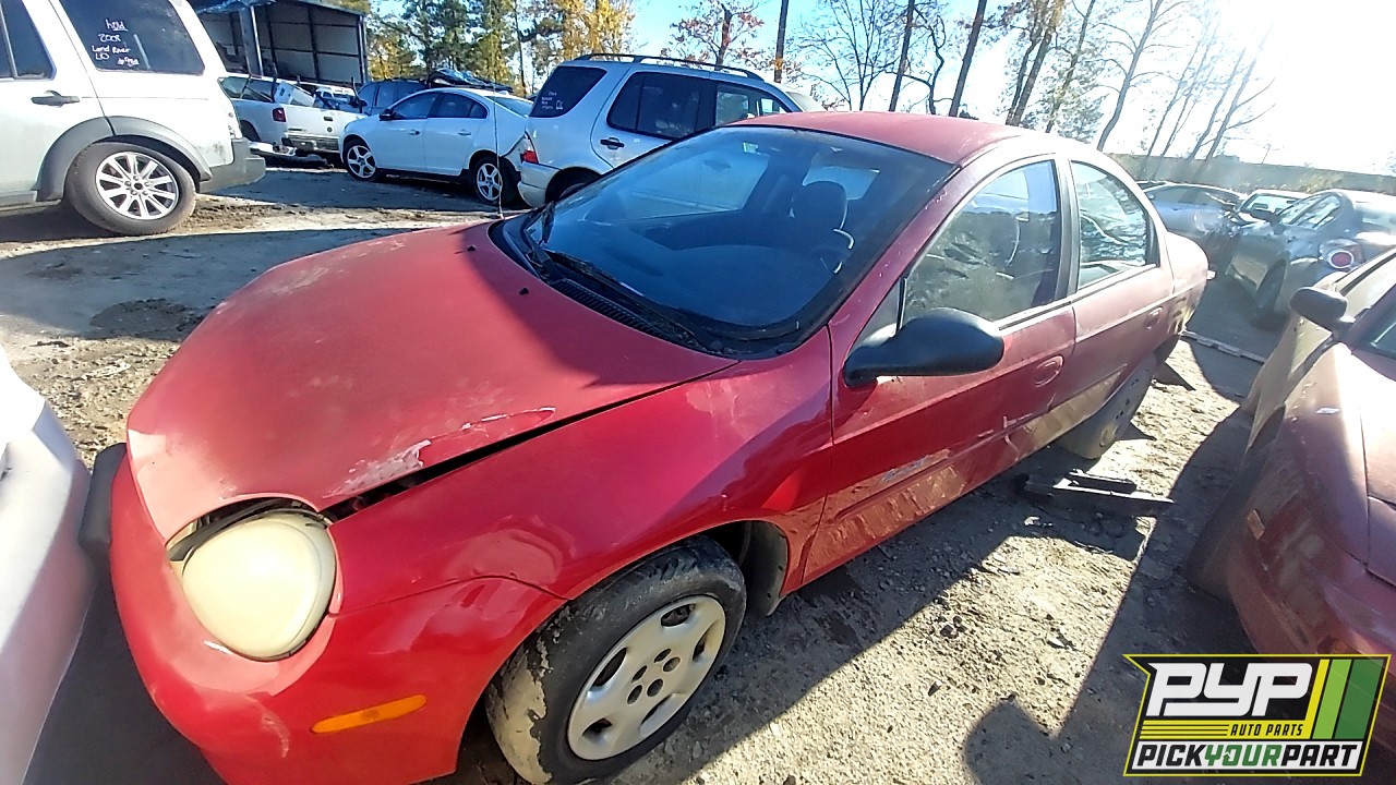 2000 PLYMOUTH NEON available for parts