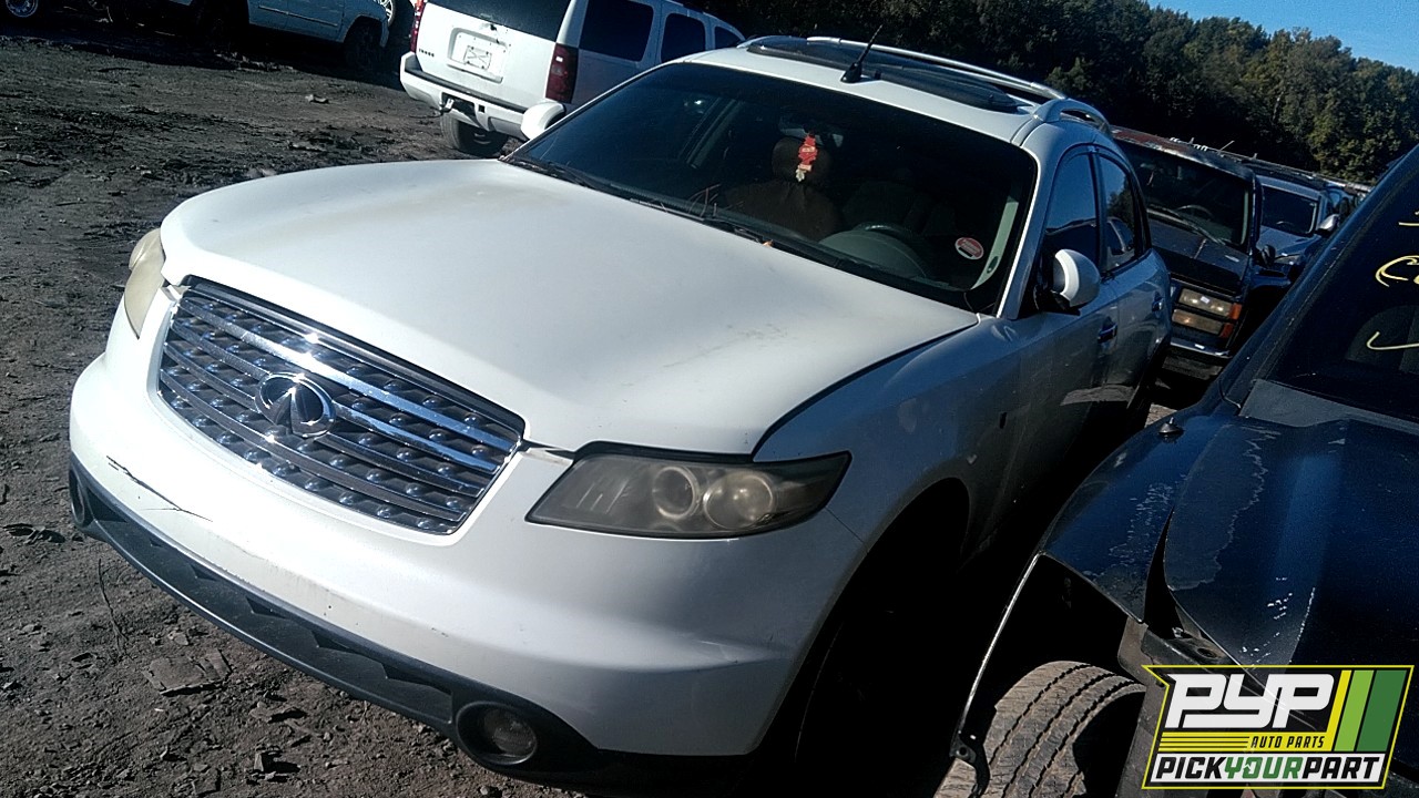 2004 INFINITI FX35 partes disponibles