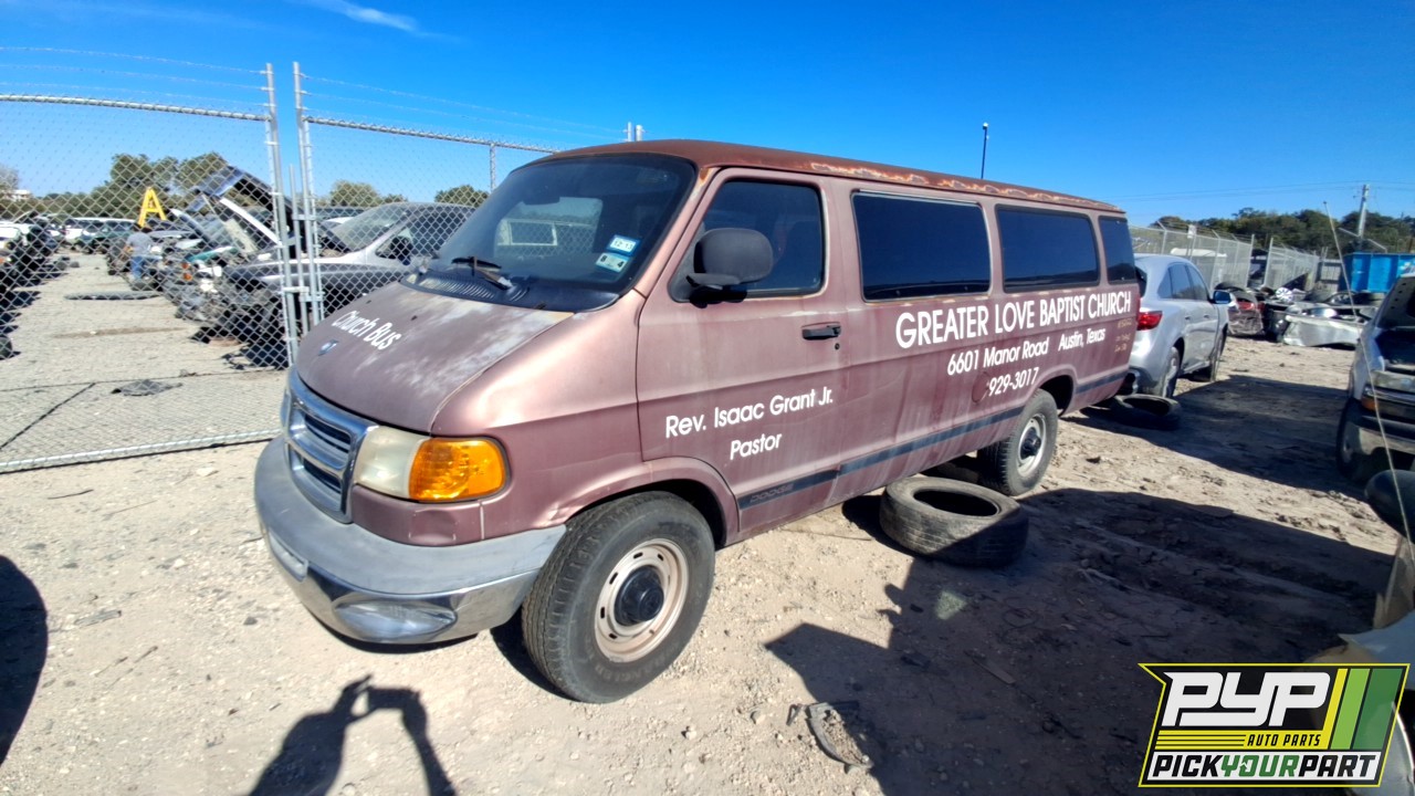 2000 DODGE RAM 3500 VAN partes disponibles