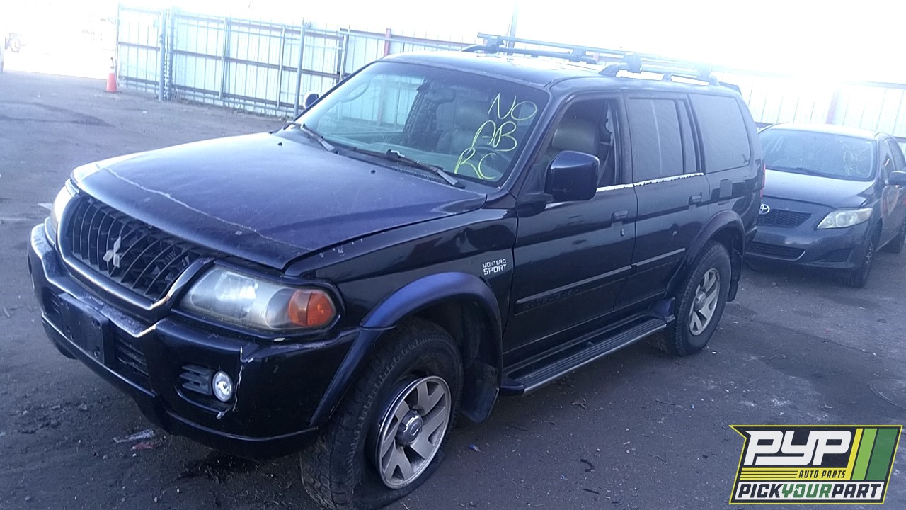 2002 MITSUBISHI MONTERO SPORT partes disponibles