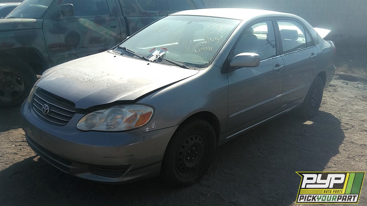 2004 TOYOTA COROLLA partes disponibles