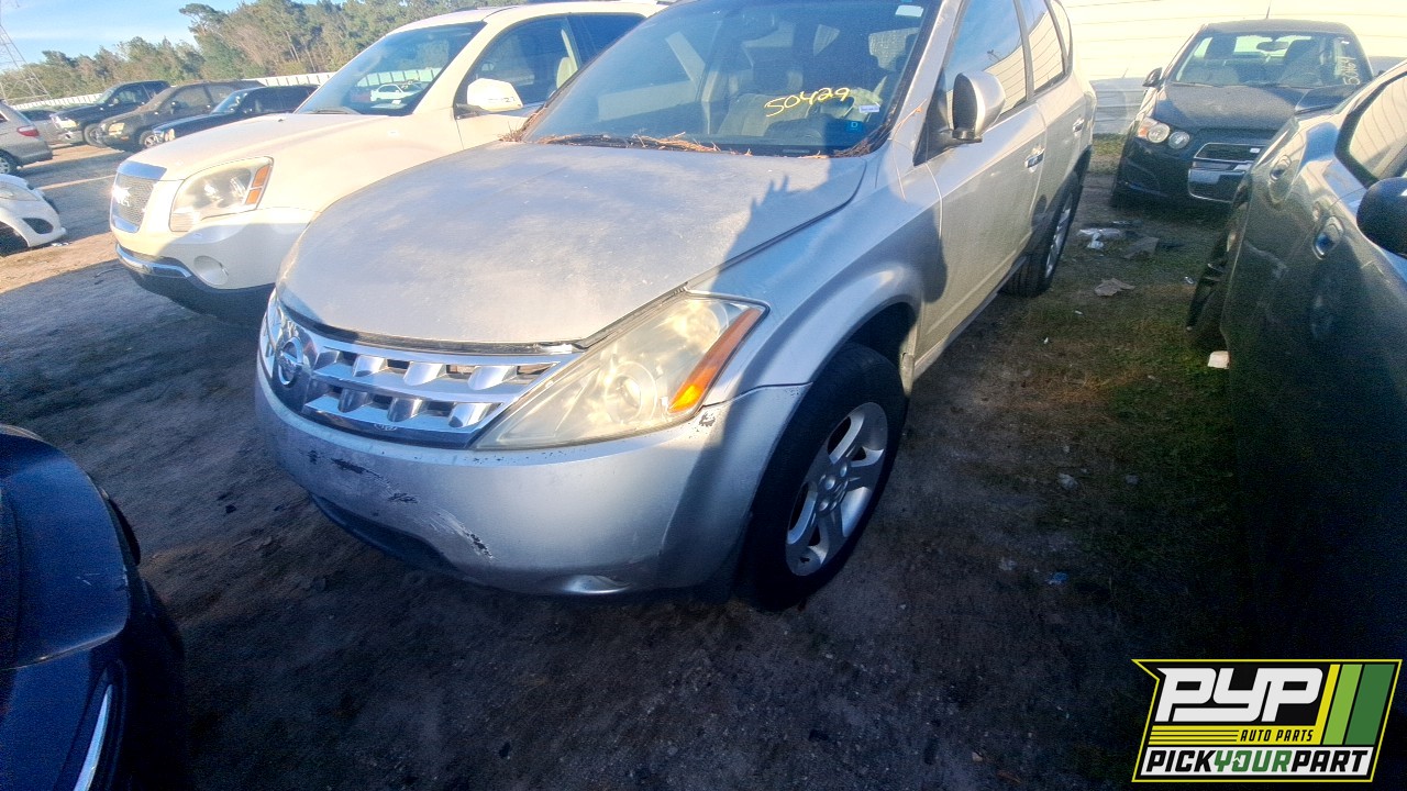 2004 NISSAN MURANO partes disponibles