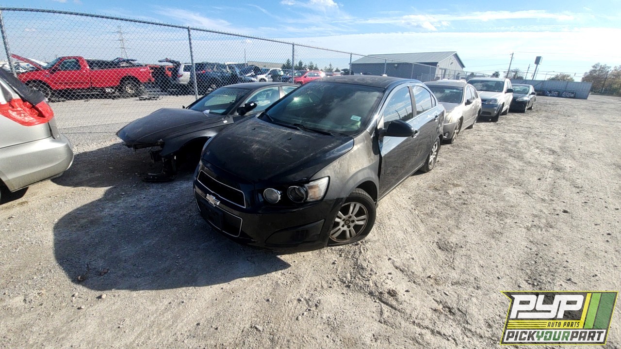 2016 CHEVROLET SONIC partes disponibles