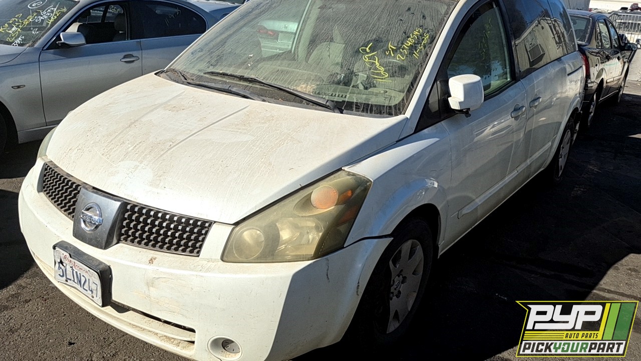 2004 NISSAN QUEST available for parts