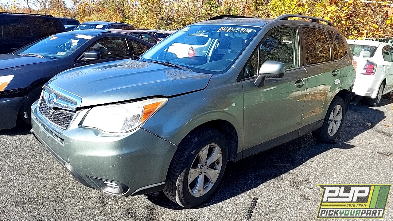2014 SUBARU FORESTER partes disponibles