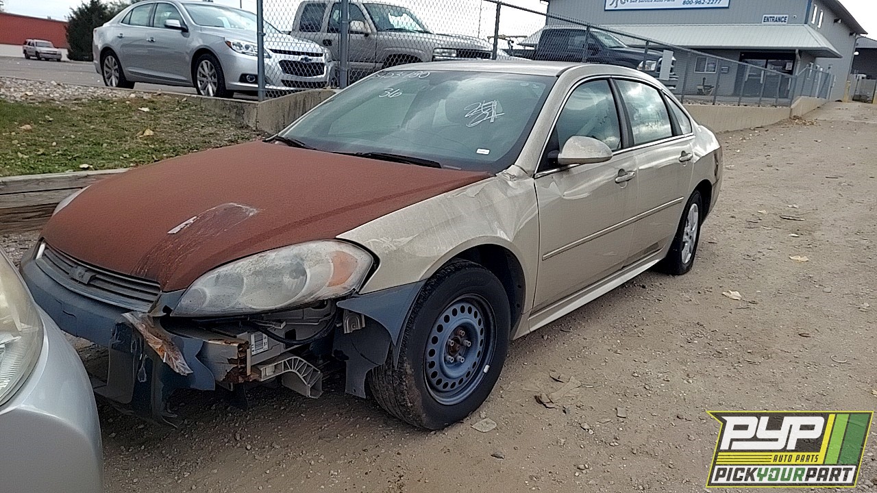 2011 CHEVROLET IMPALA partes disponibles