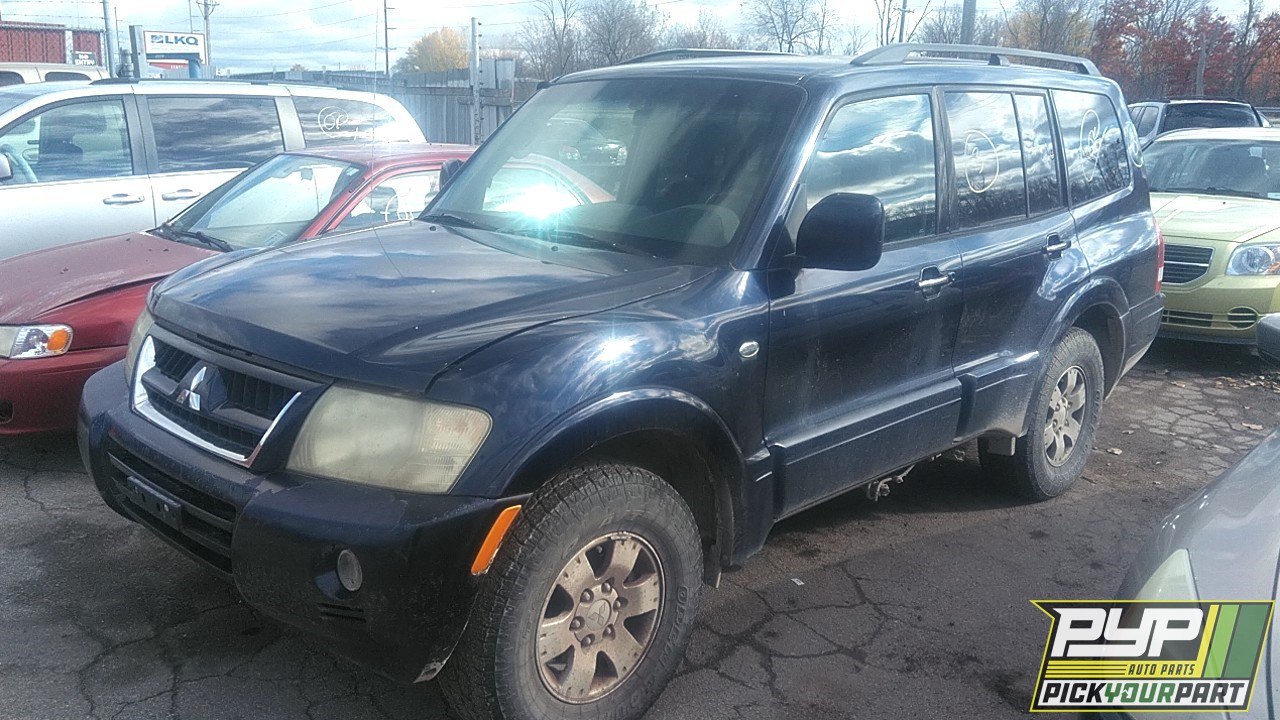 2004 MITSUBISHI MONTERO partes disponibles