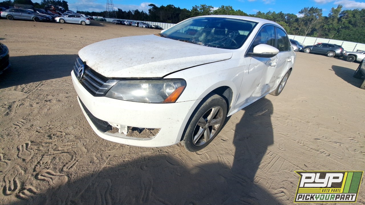 2012 VOLKSWAGEN PASSAT available for parts