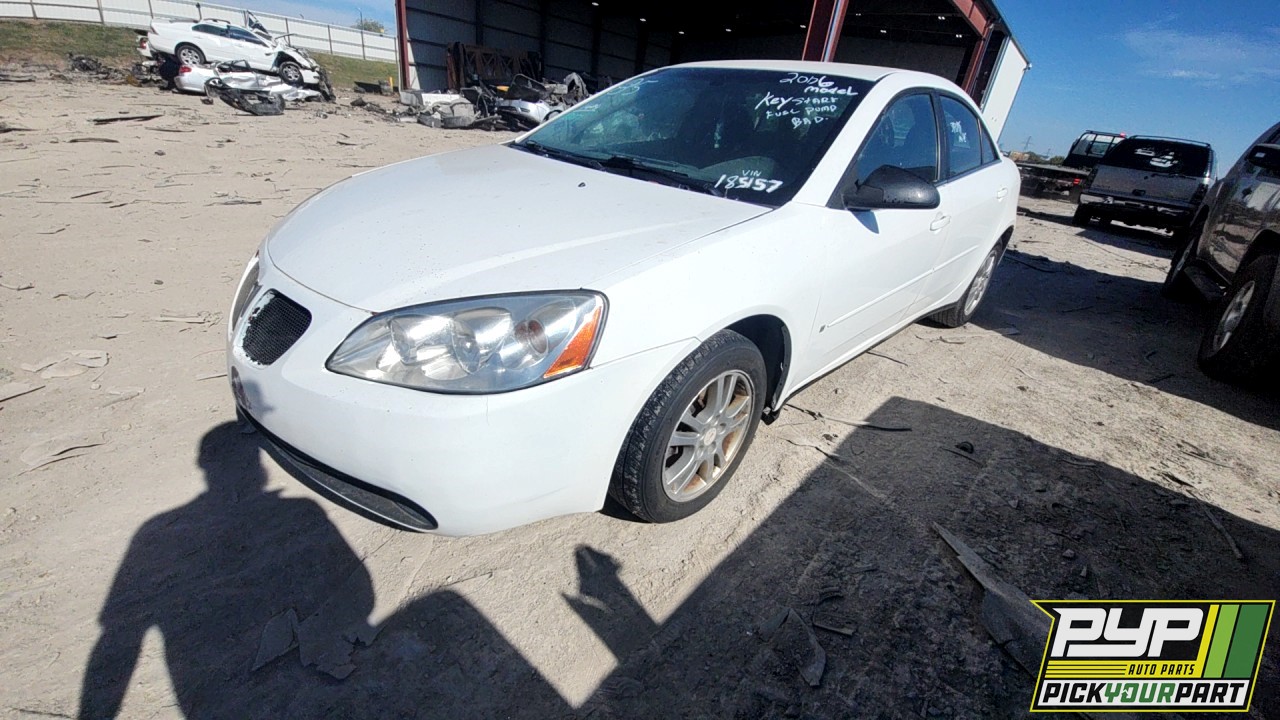2006 PONTIAC G6 available for parts