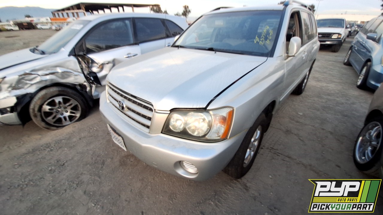 2003 TOYOTA HIGHLANDER available for parts