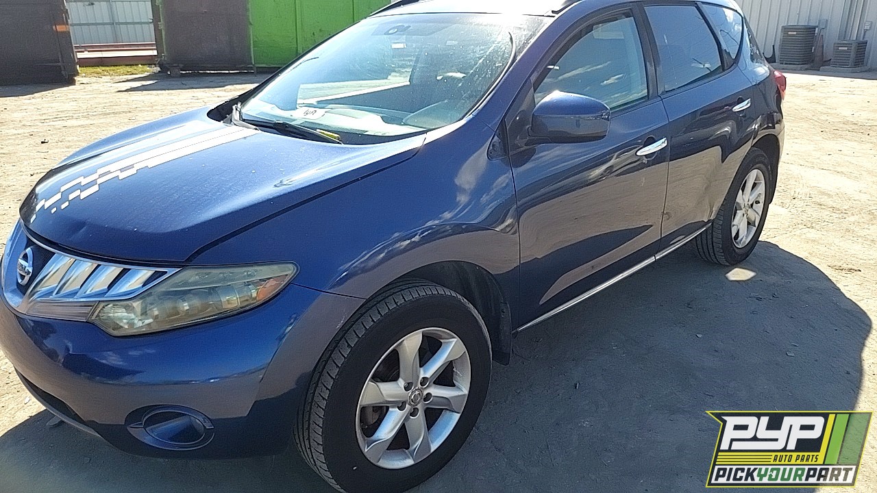 2009 NISSAN MURANO partes disponibles