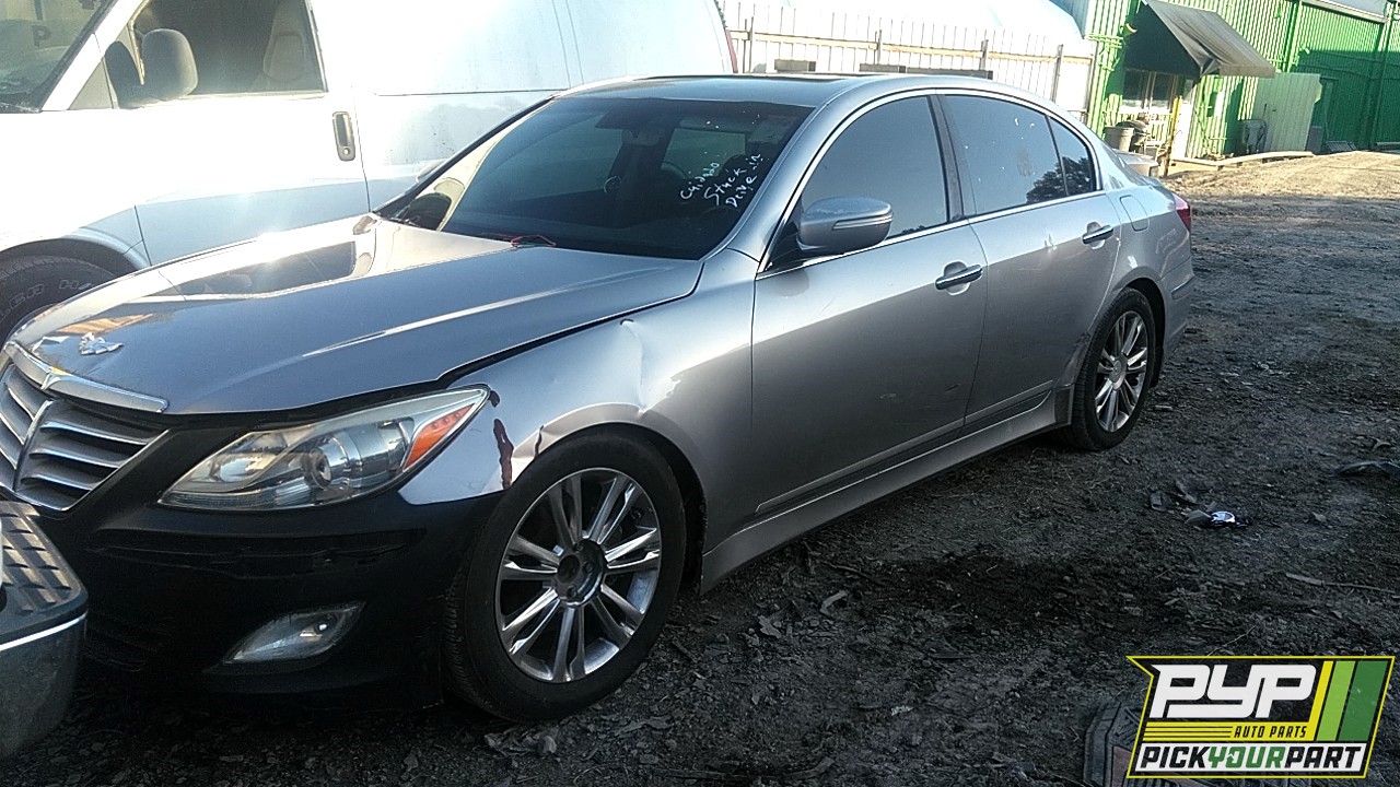 2012 HYUNDAI GENESIS partes disponibles