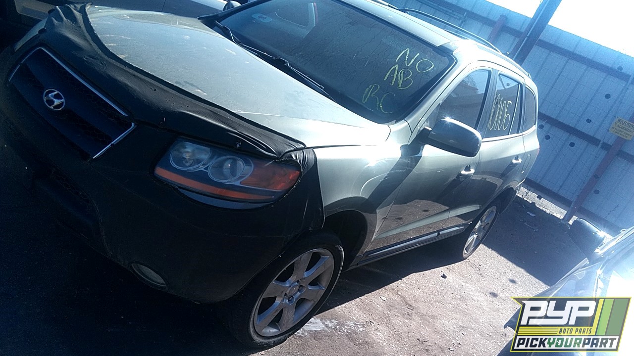 2008 HYUNDAI SANTA FE partes disponibles