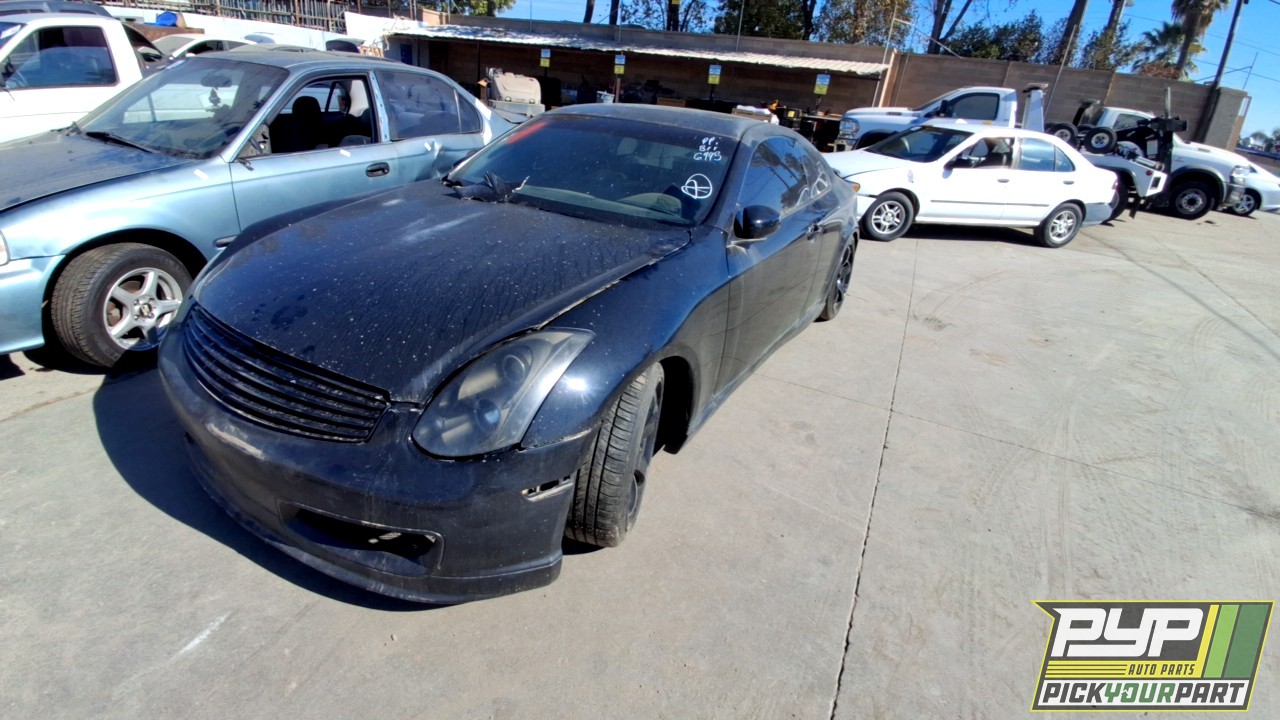 2007 INFINITI G35 partes disponibles