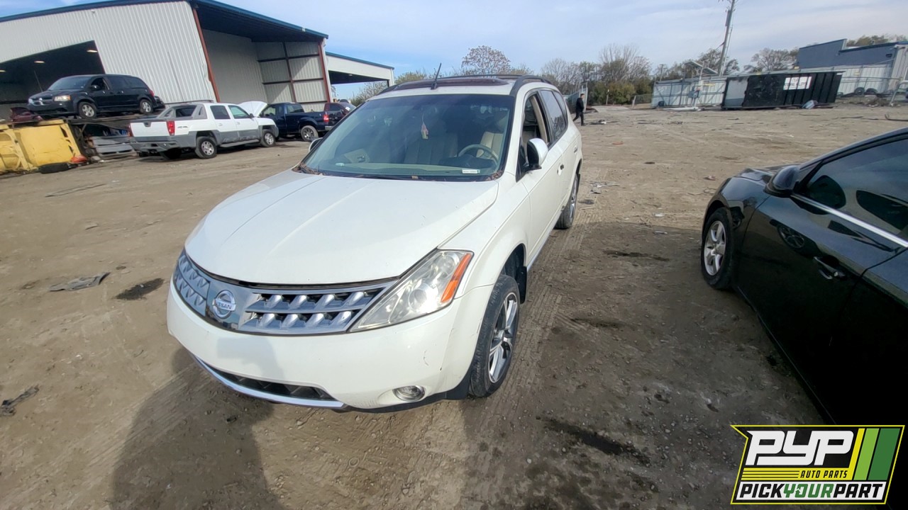 2007 NISSAN MURANO partes disponibles
