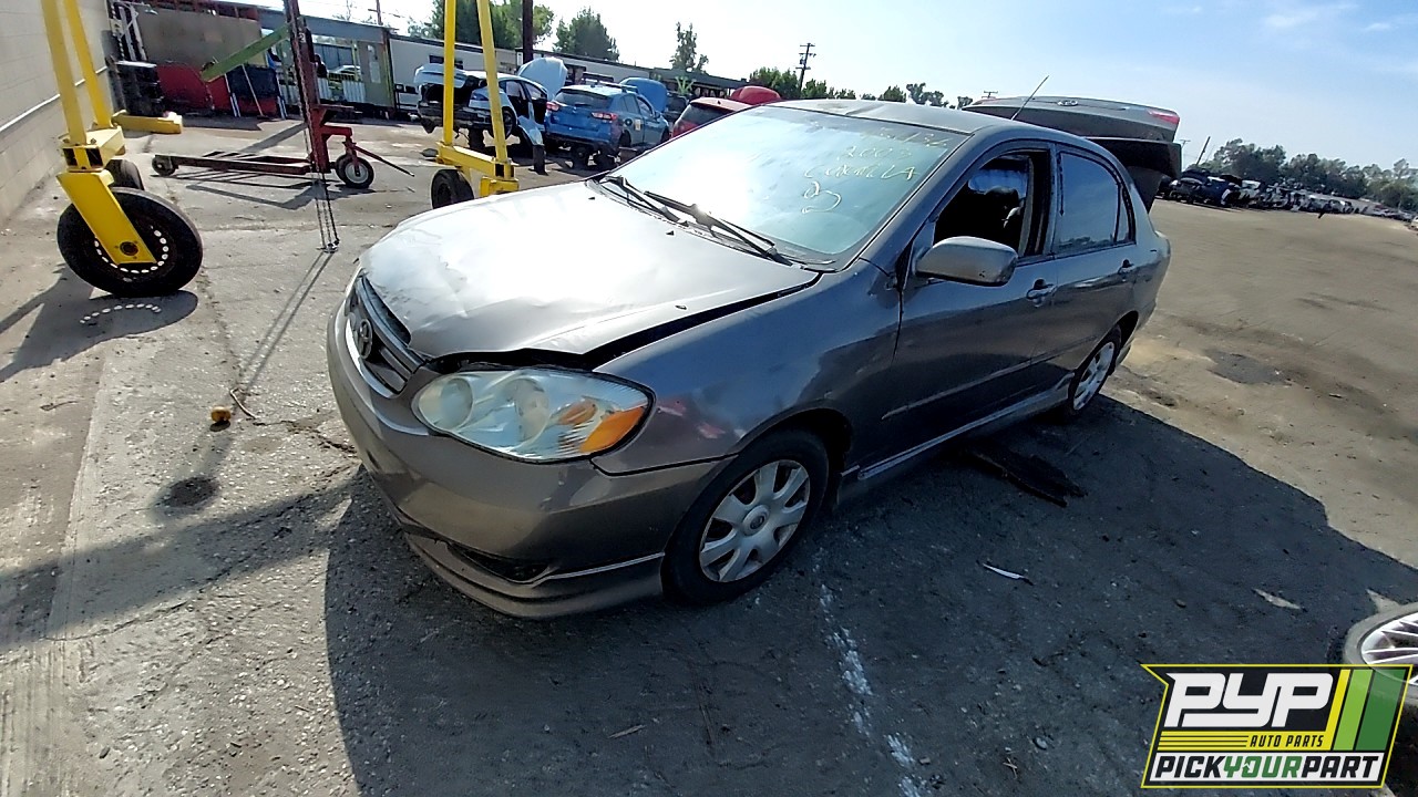 2003 TOYOTA COROLLA partes disponibles