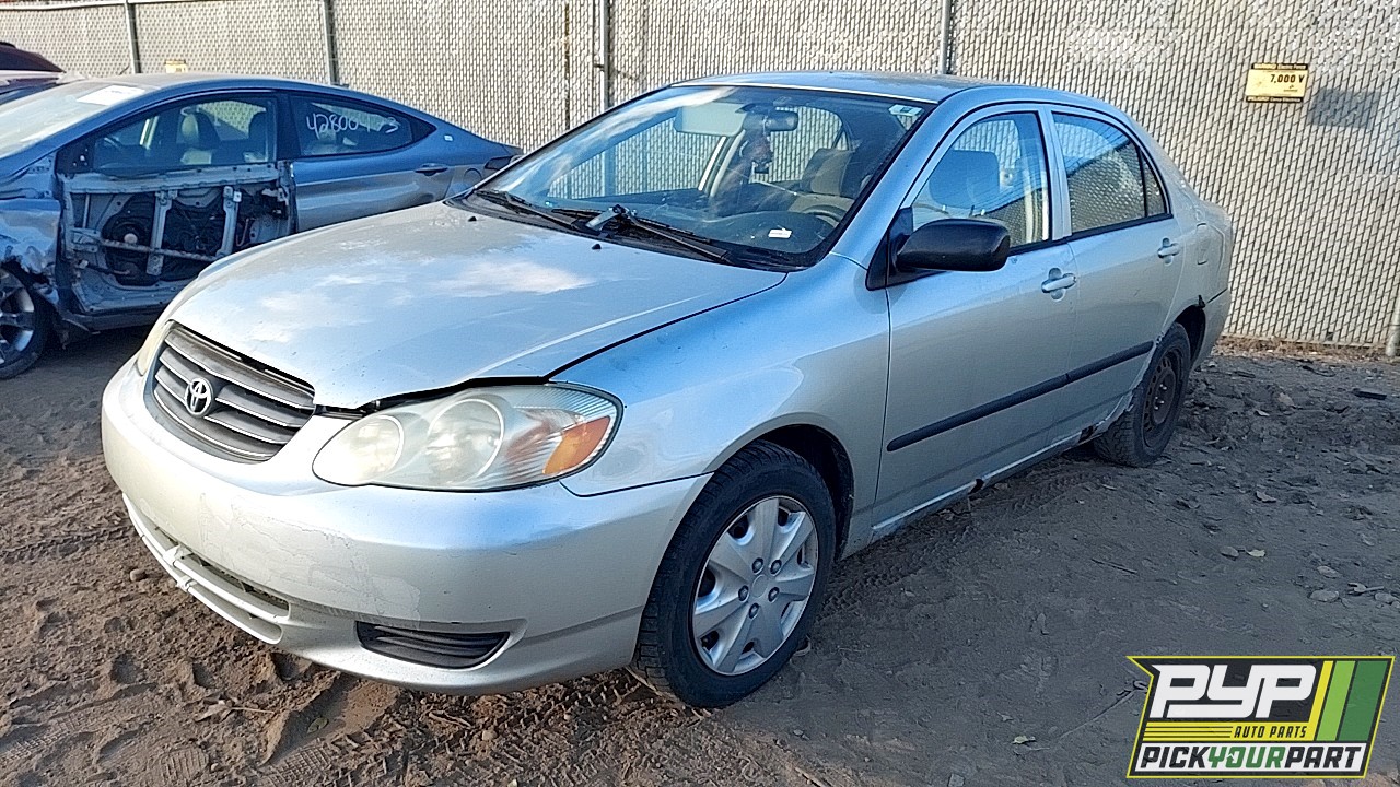 2003 TOYOTA COROLLA partes disponibles