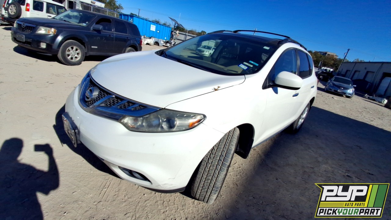 2012 NISSAN MURANO partes disponibles