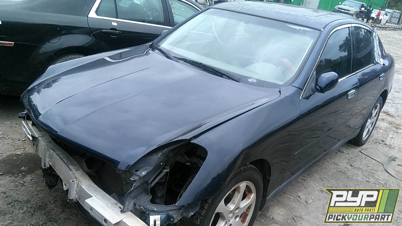 2004 INFINITI G35 partes disponibles