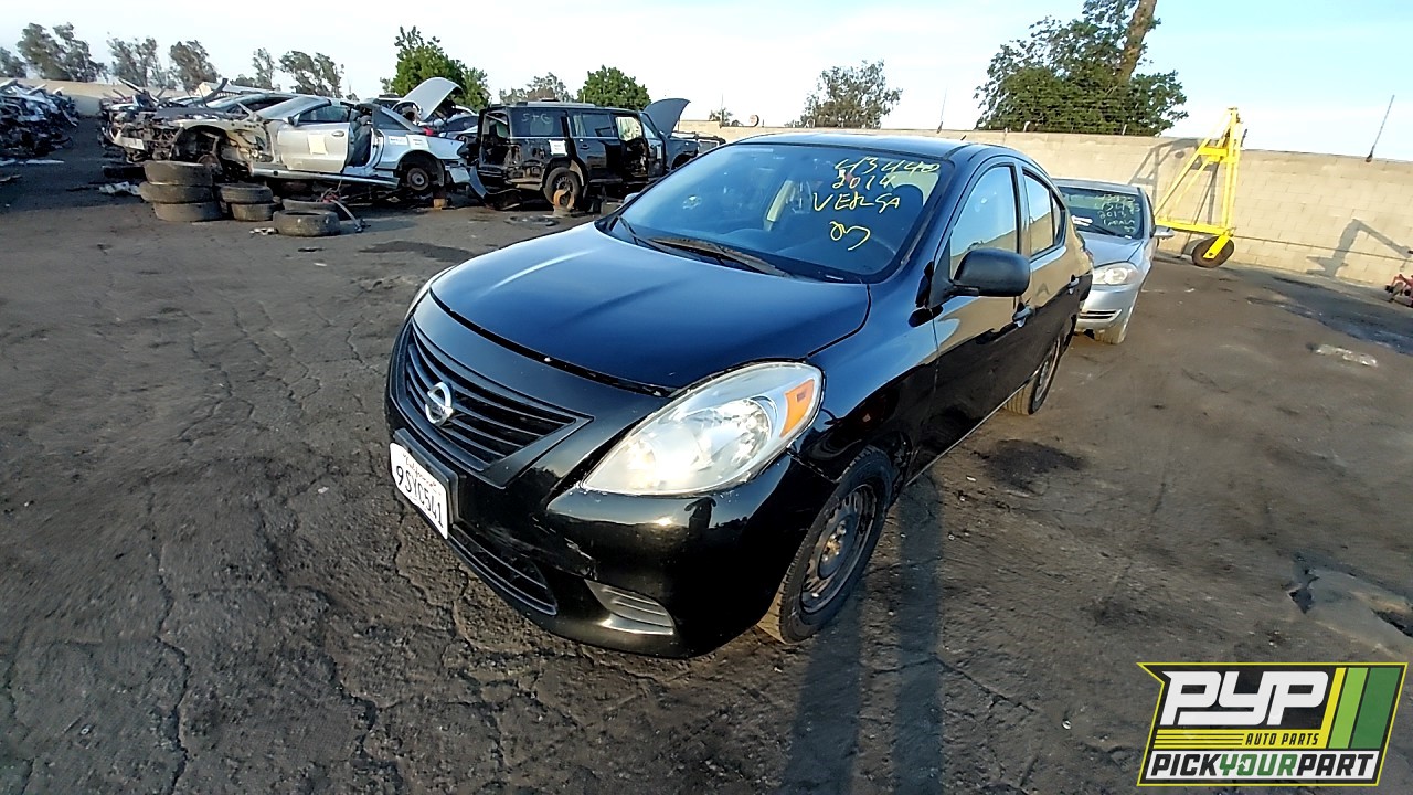 2014 NISSAN VERSA partes disponibles