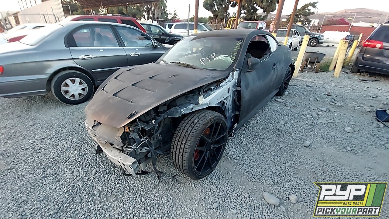 2009 INFINITI G37 partes disponibles