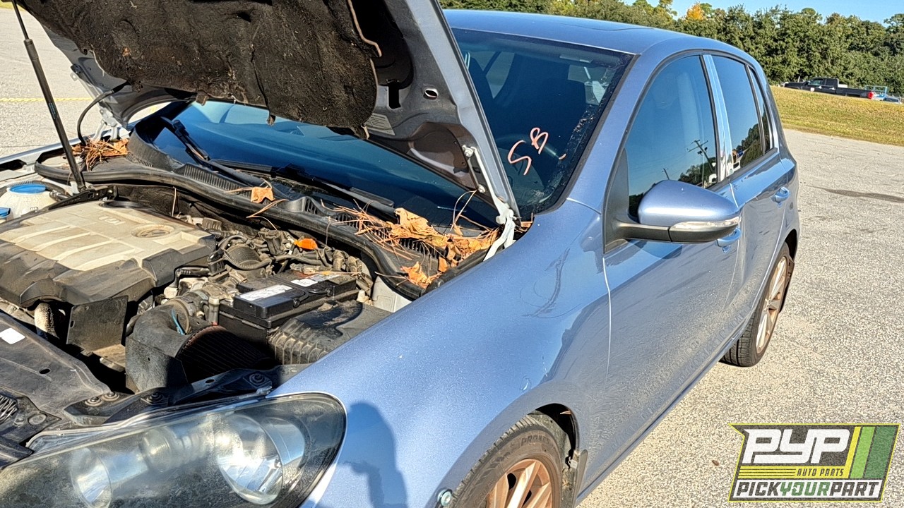 2012 VOLKSWAGEN GOLF partes disponibles